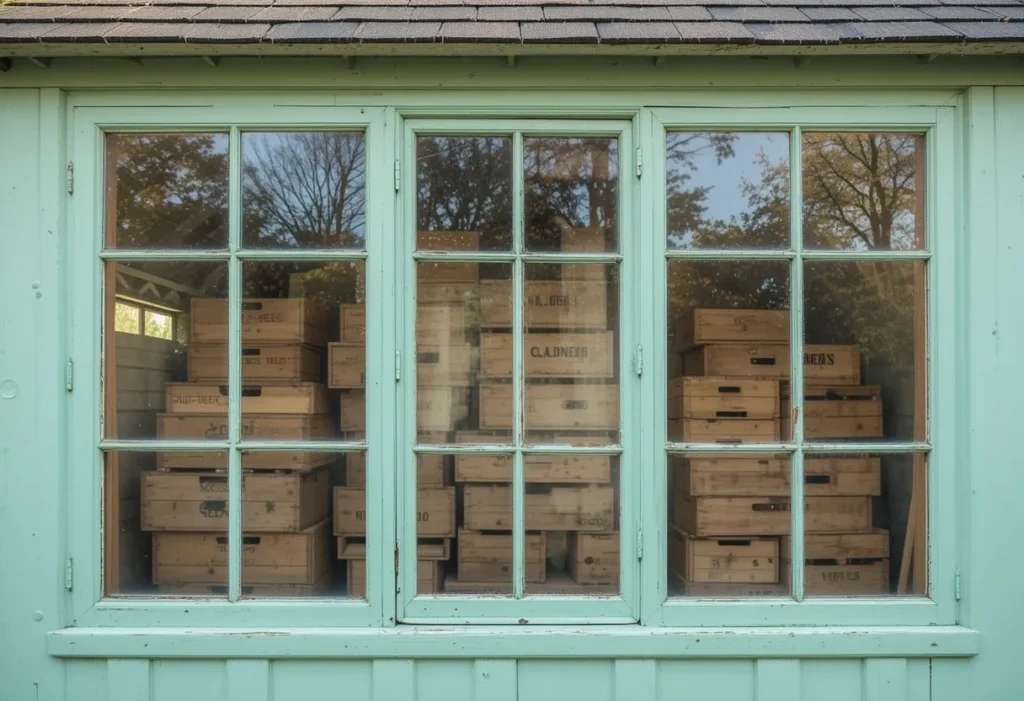 21 Small Garden Shed Ideas to Maximize Storage in Compact Backyards 15 Compact seed-starting shed with organized shelving and potting workspace