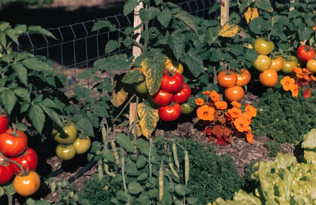 15 Best Tomato Companion Plants: What to Plant & What to Avoid for a Healthier Harvest 10 Additional tomato companion plants including nasturtiums parsley beans and lettuce