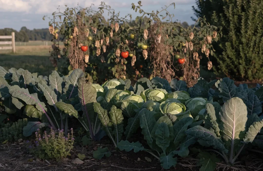 Choosing cool-season crops instead of long-season vegetables for September planting