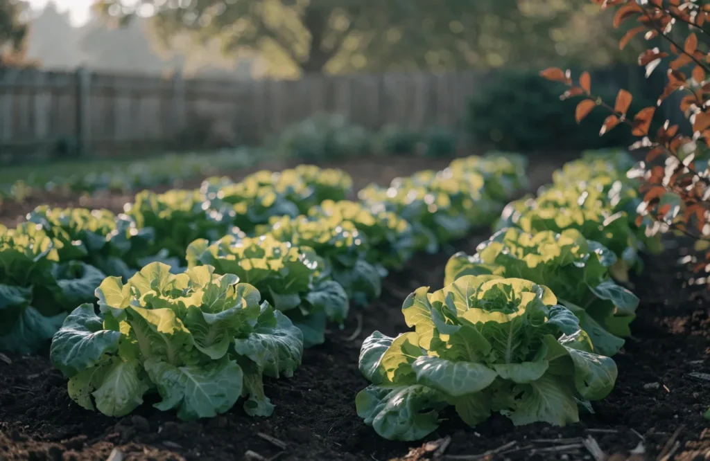 15 Best Fall Vegetables to Grow in September (Plus a Planting Calendar) 4 Fall vegetables to grow in September, including fresh lettuce growing in a garden bed