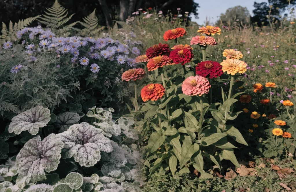 Flowers to plant in September varying by USDA hardiness zone and climate